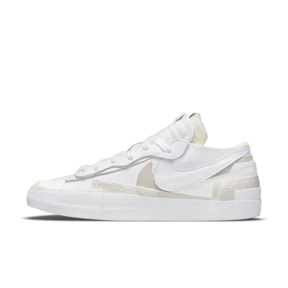 sacai x Nike Blazer Low White Patent DM6443-100 2