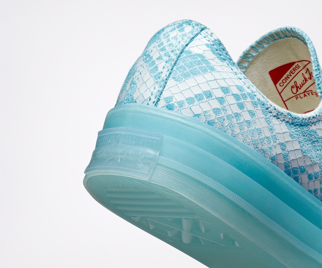 tyler the creator golf wang x converse chuck 70 low python snake blue 1