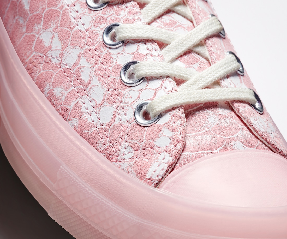 tyler the creator golf wang x converse chuck 70 low python snake pink 2