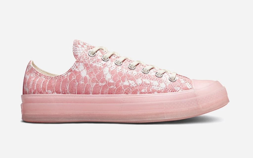 tyler the creator golf wang x converse chuck 70 low python snake pink 7