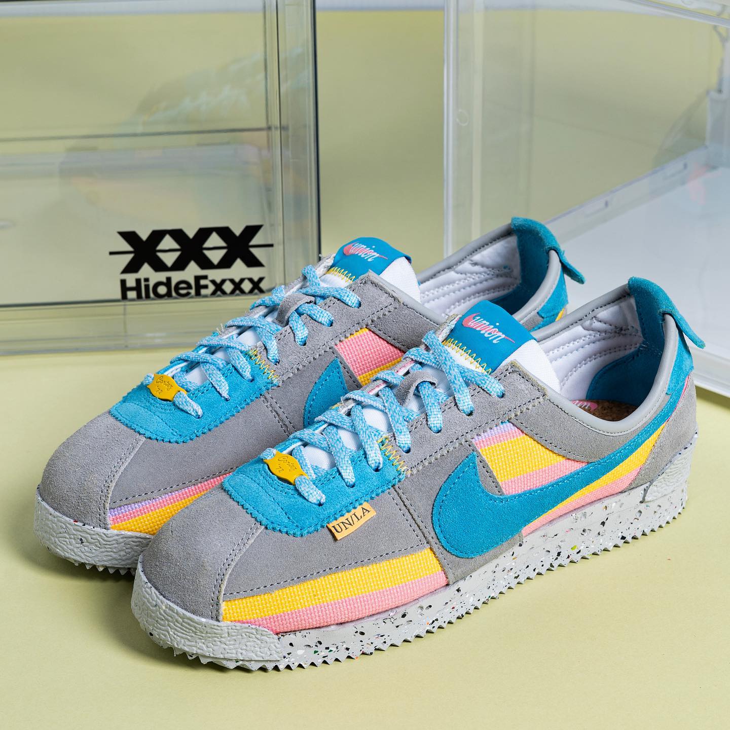 zdjecia union x nike cortez grey dr1413-200 2