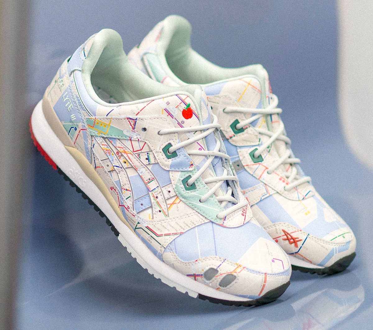 atmos x Asics Gel-Lyte III NYC Subway 1
