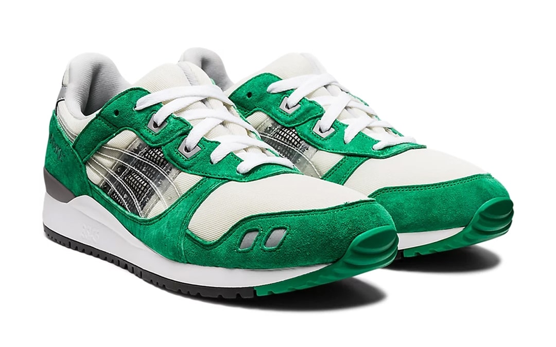 awake x asics gel-lyte iii green 3