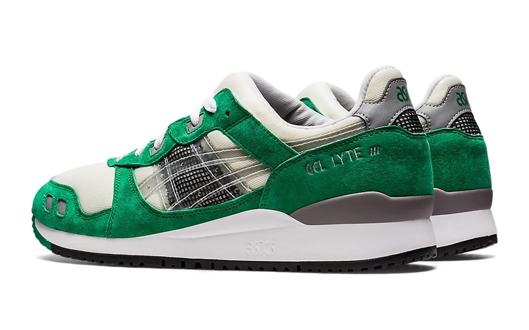 awake x asics gel-lyte iii green 4