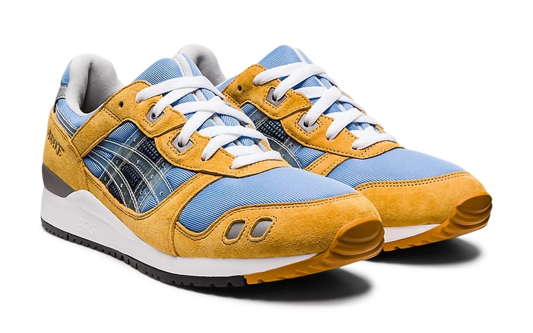 awake x asics gel-lyte iii yellow 3