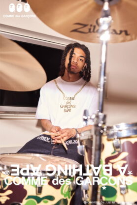 lookbook bape x comme des garcons ss22 5