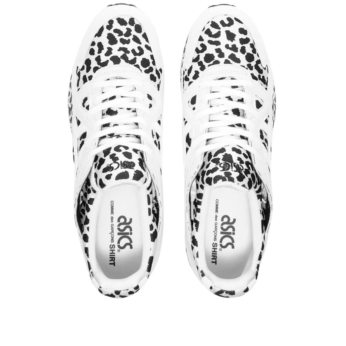 COMME des GARCONS SHIRT x ASICS GEL-LYTE V White Leopard 3