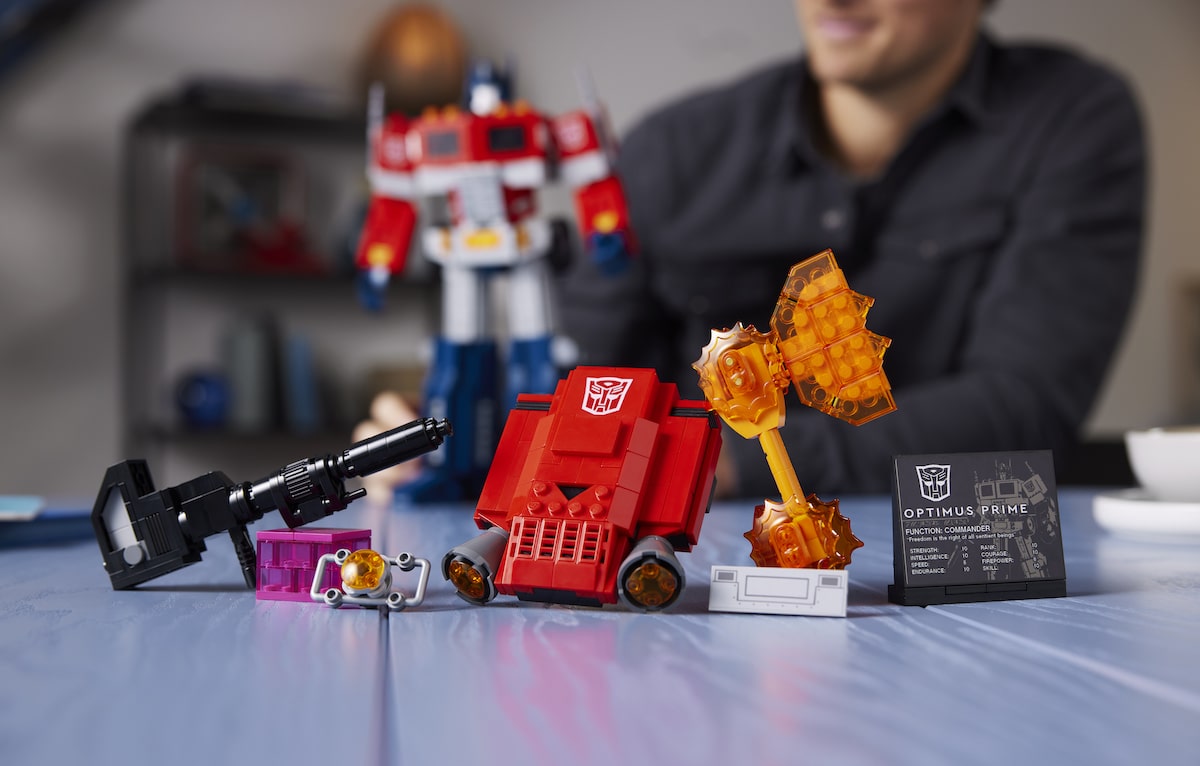 hasboro x lego optimus prime transformers 3