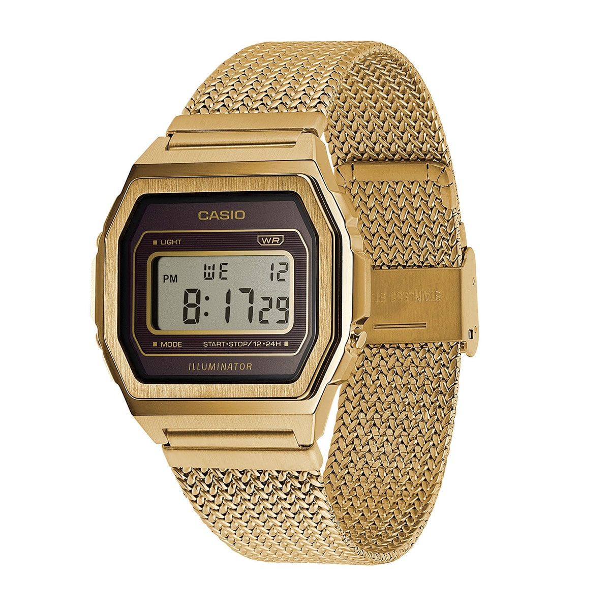 zegarek casio A1000MGA-5EF linia premium inspiracja lata 90 (2)