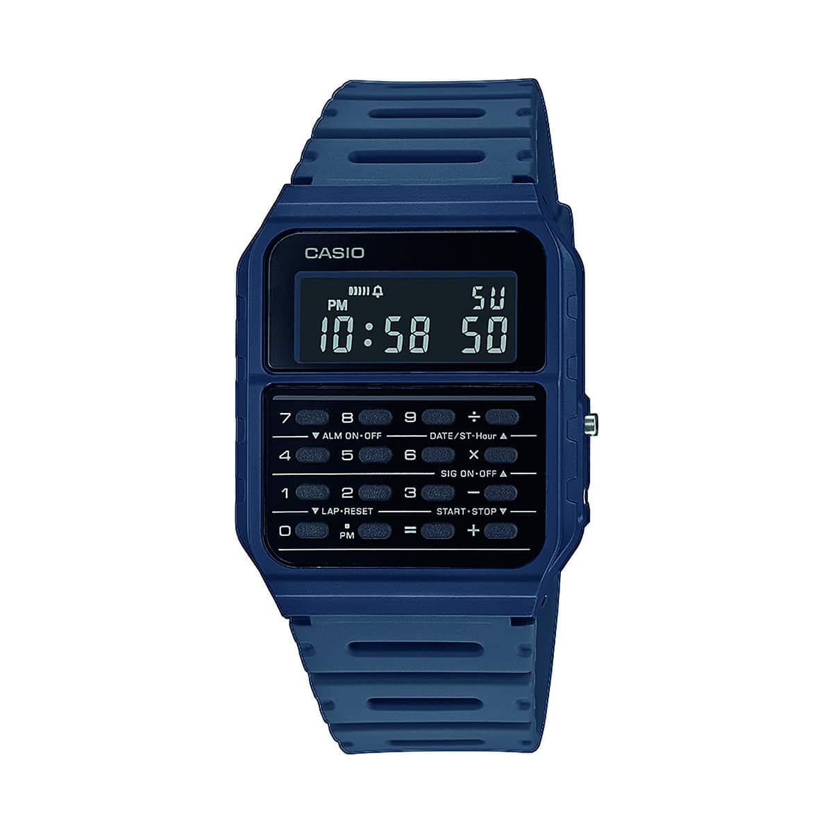 zegarek casio CA-53WF-2BEF inspiracja modelem MINICOMPUTER z lat 80