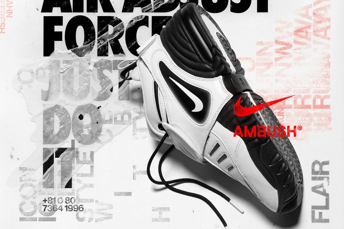 AMBUSH x Nike Air Adjust Force Summit White Black DM8465-100