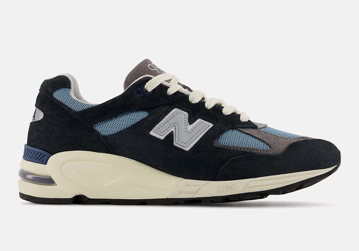 New Balance 990v2 Navy Castlerock M990TB2 Made In USA 2