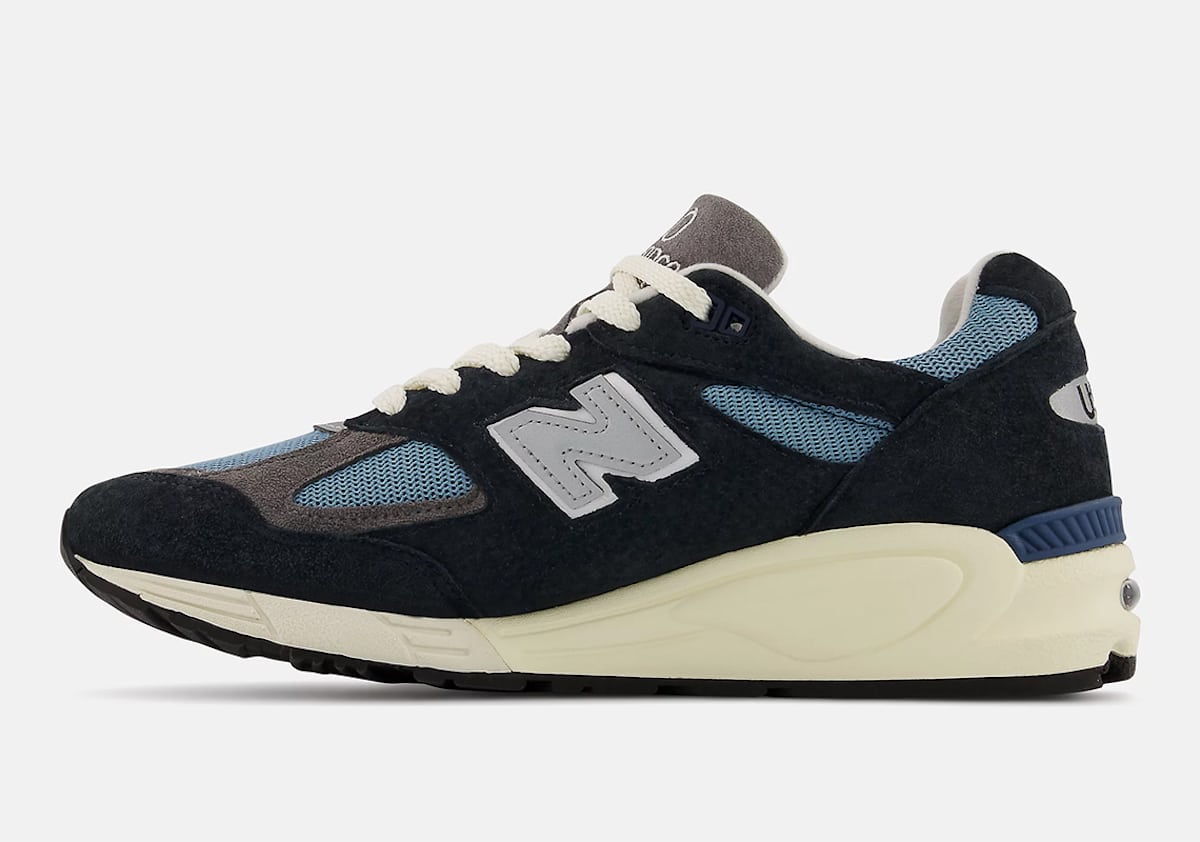 New Balance 990v2 Navy Castlerock M990TB2 Made In USA 3