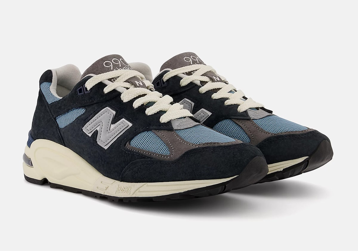New Balance 990v2 Navy Castlerock M990TB2 Made In USA 4
