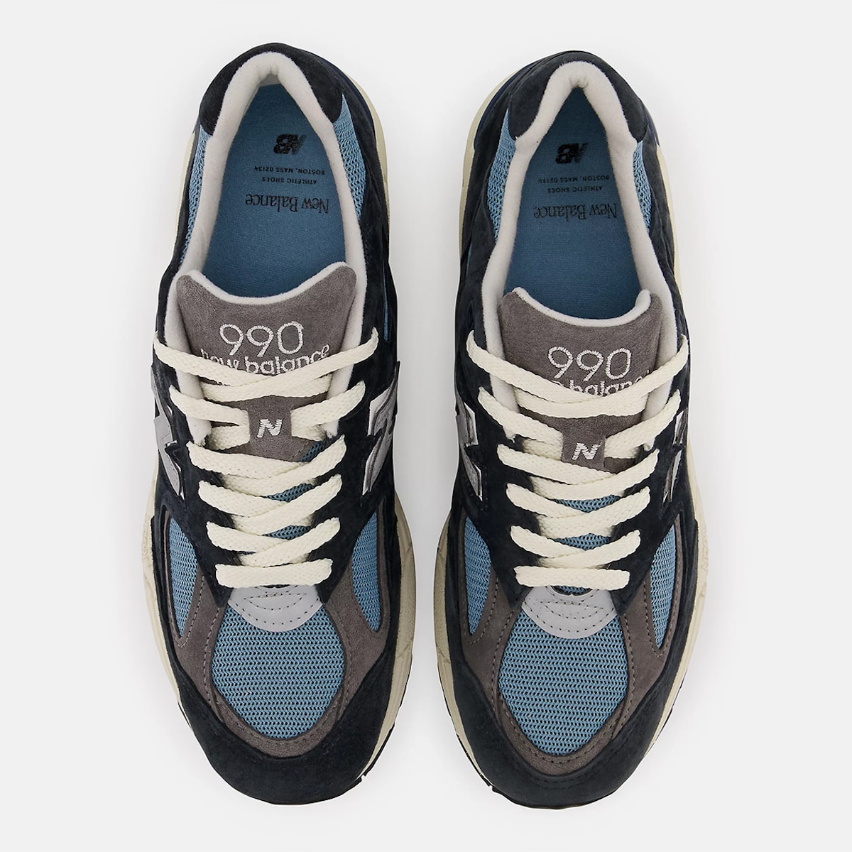 New Balance 990v2 Navy Castlerock M990TB2 Made In USA 5