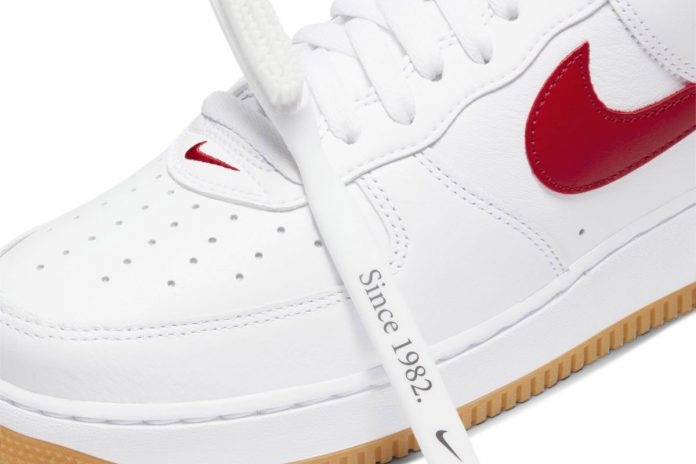 Nike Air Force 1 Low Color of the Month White University Red DJ3911-102