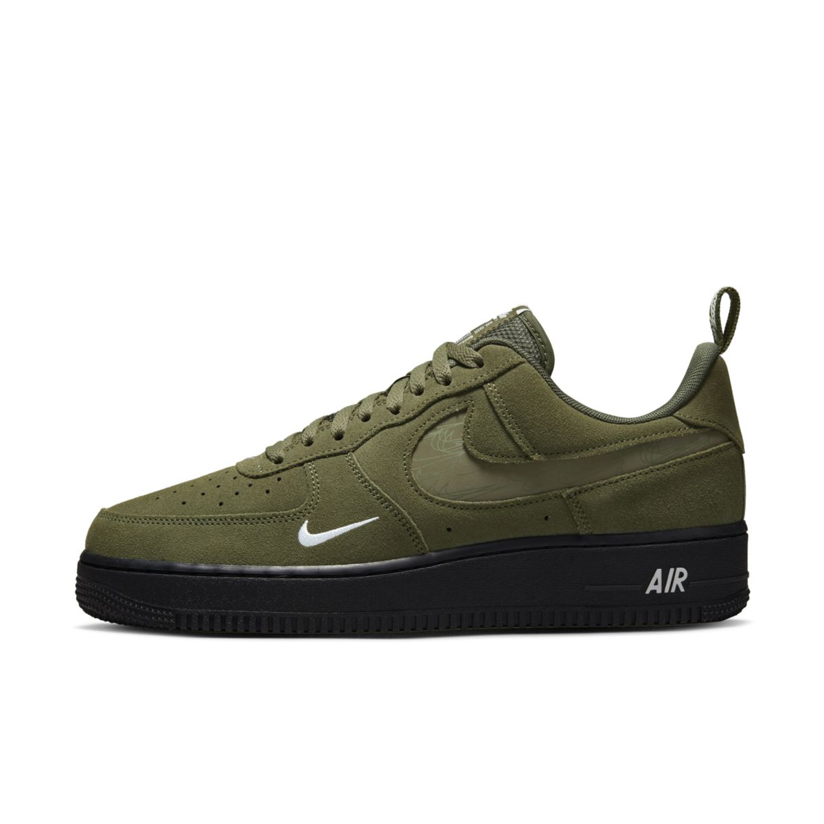 Nike Air Force 1 Low Olive Suede DZ4514-300 2