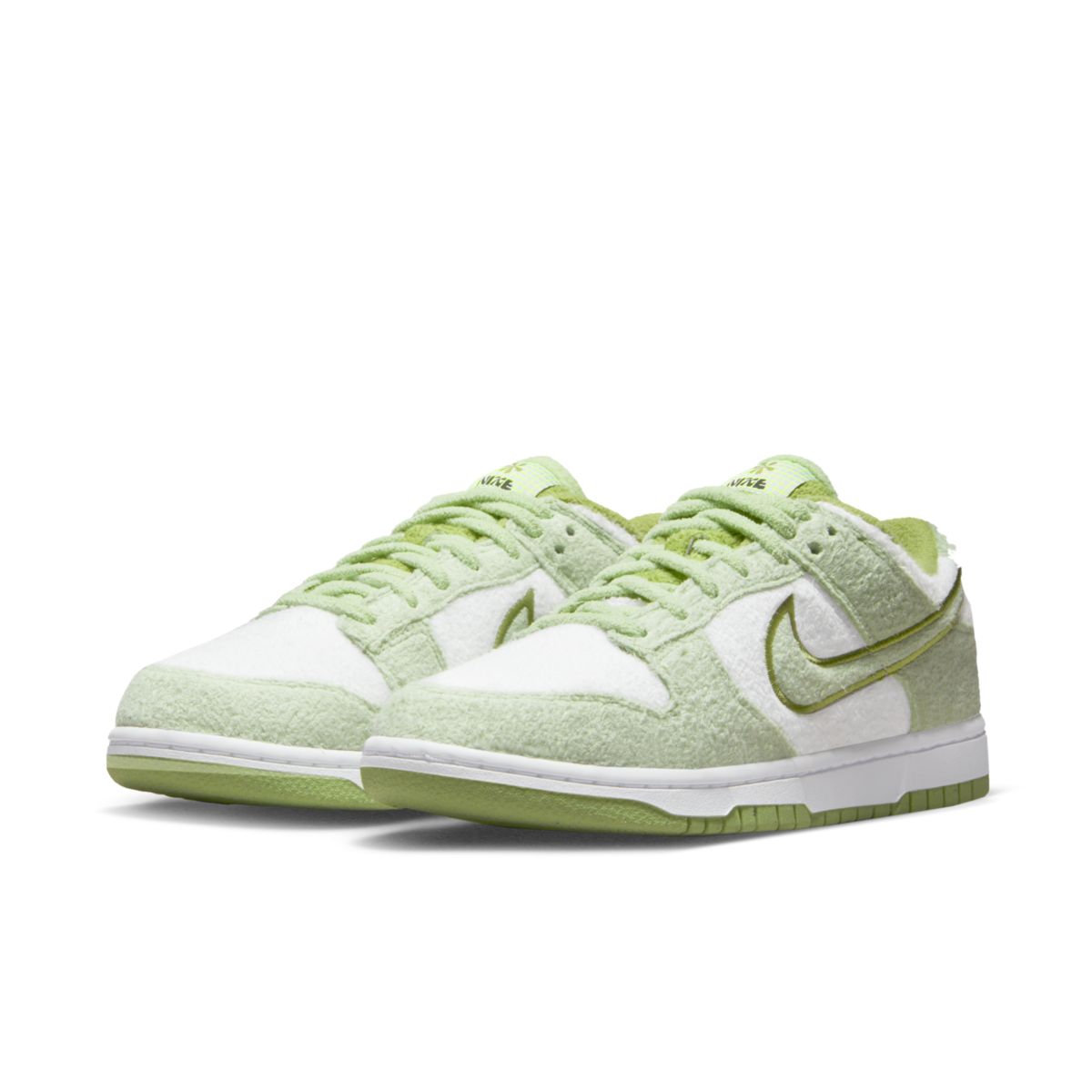 Nike Dunk Low WMNS Green Fleece DQ7579-300 4