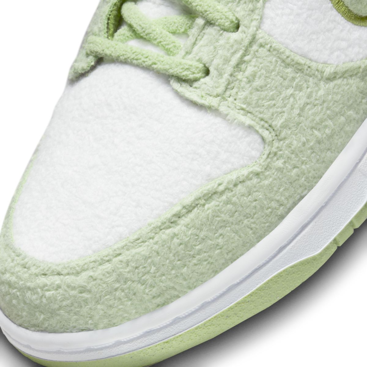 Nike Dunk Low WMNS Green Fleece DQ7579-300 7