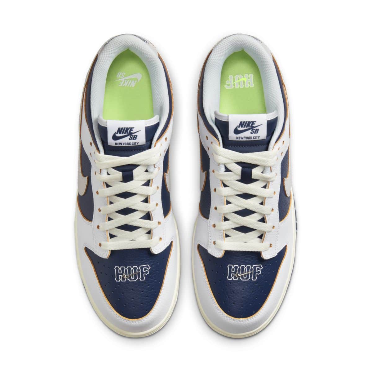 HUF x Nike SB Dunk Low NYC FD8775-100 5