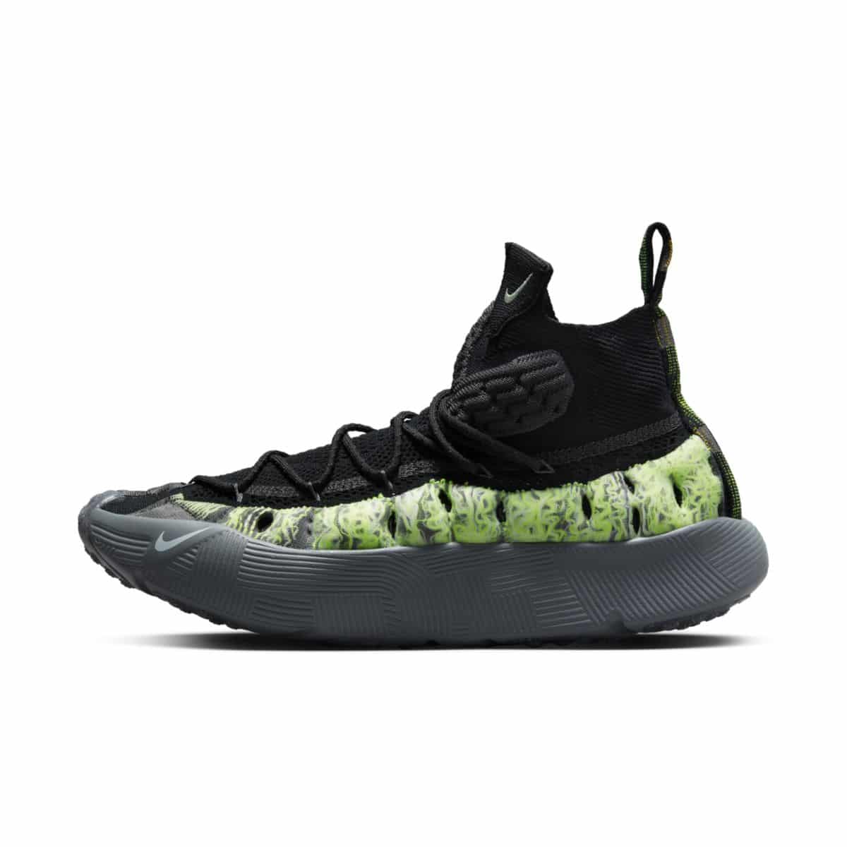 Nike ISPA Sense Flyknit Black Neon Green CW3203-003 2