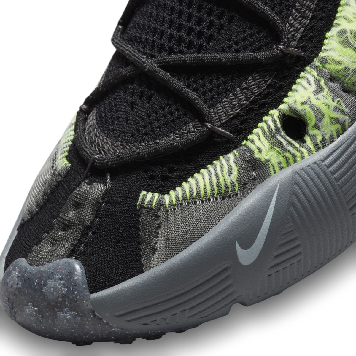 Nike ISPA Sense Flyknit Black Neon Green CW3203-003 7