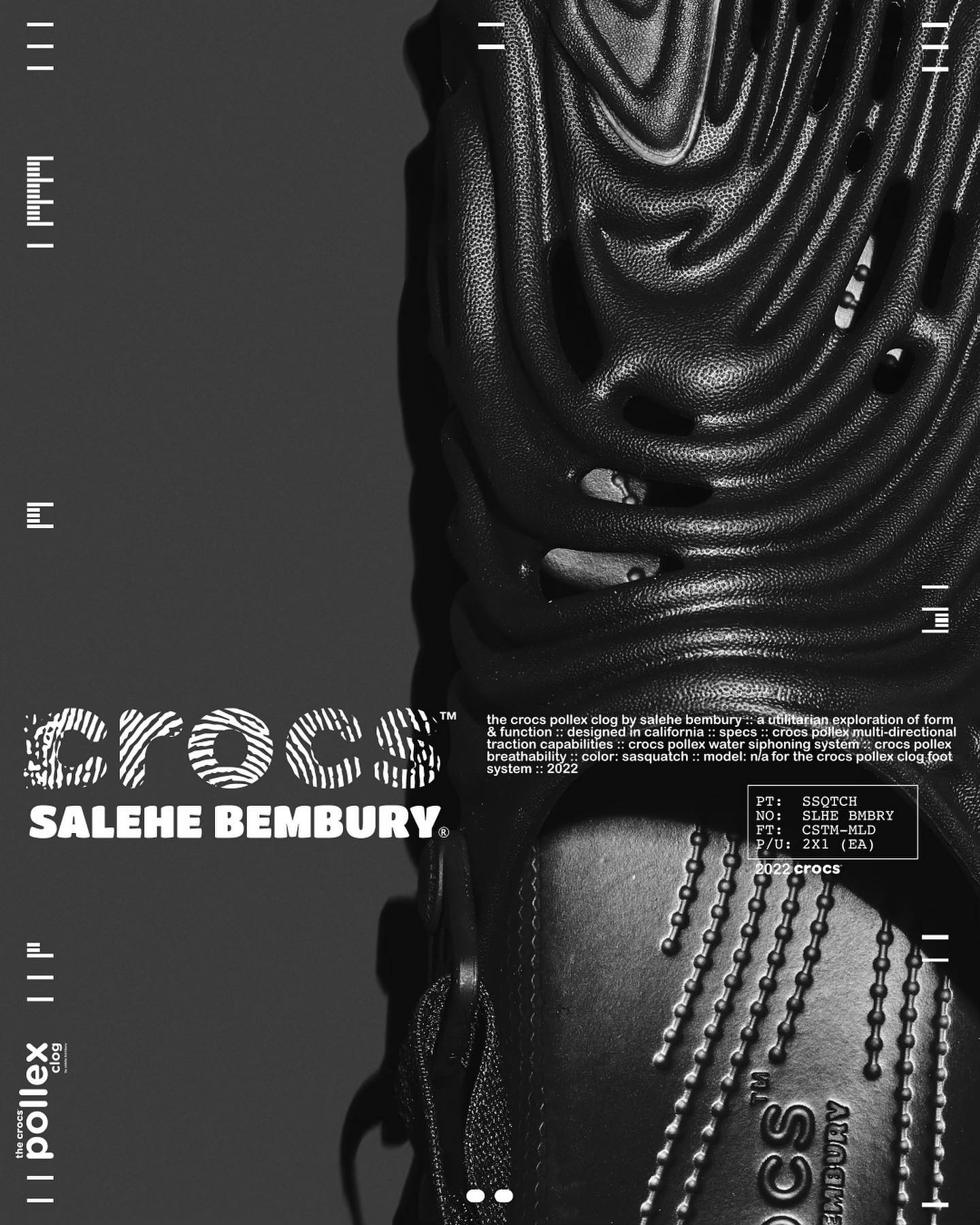 Salehe Bembury x Crocs Pollex Clog Sasquatch 2