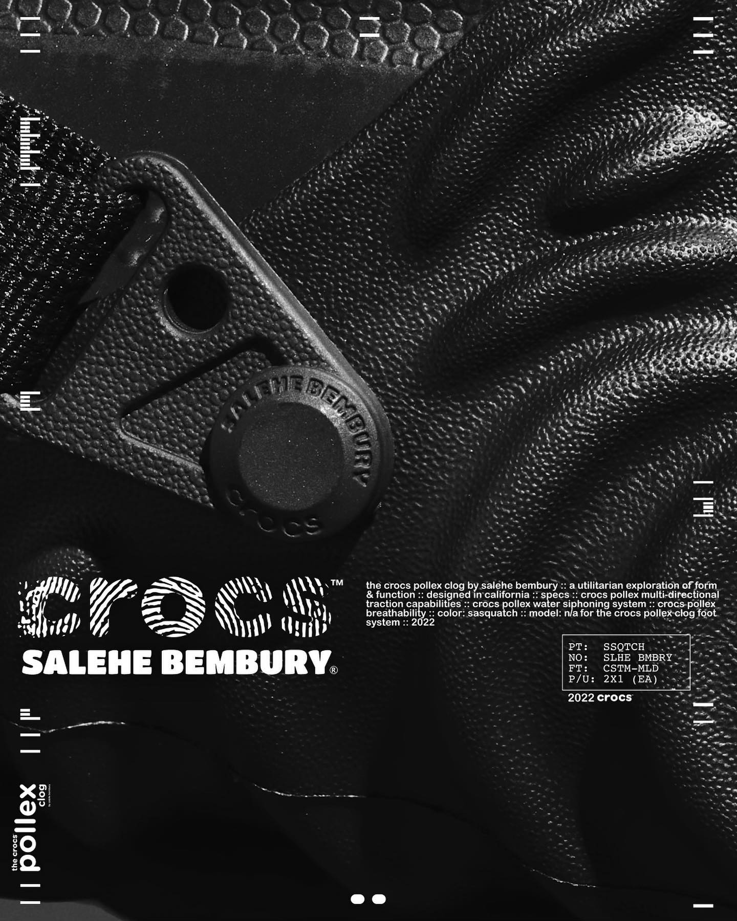 Salehe Bembury x Crocs Pollex Clog Sasquatch 8