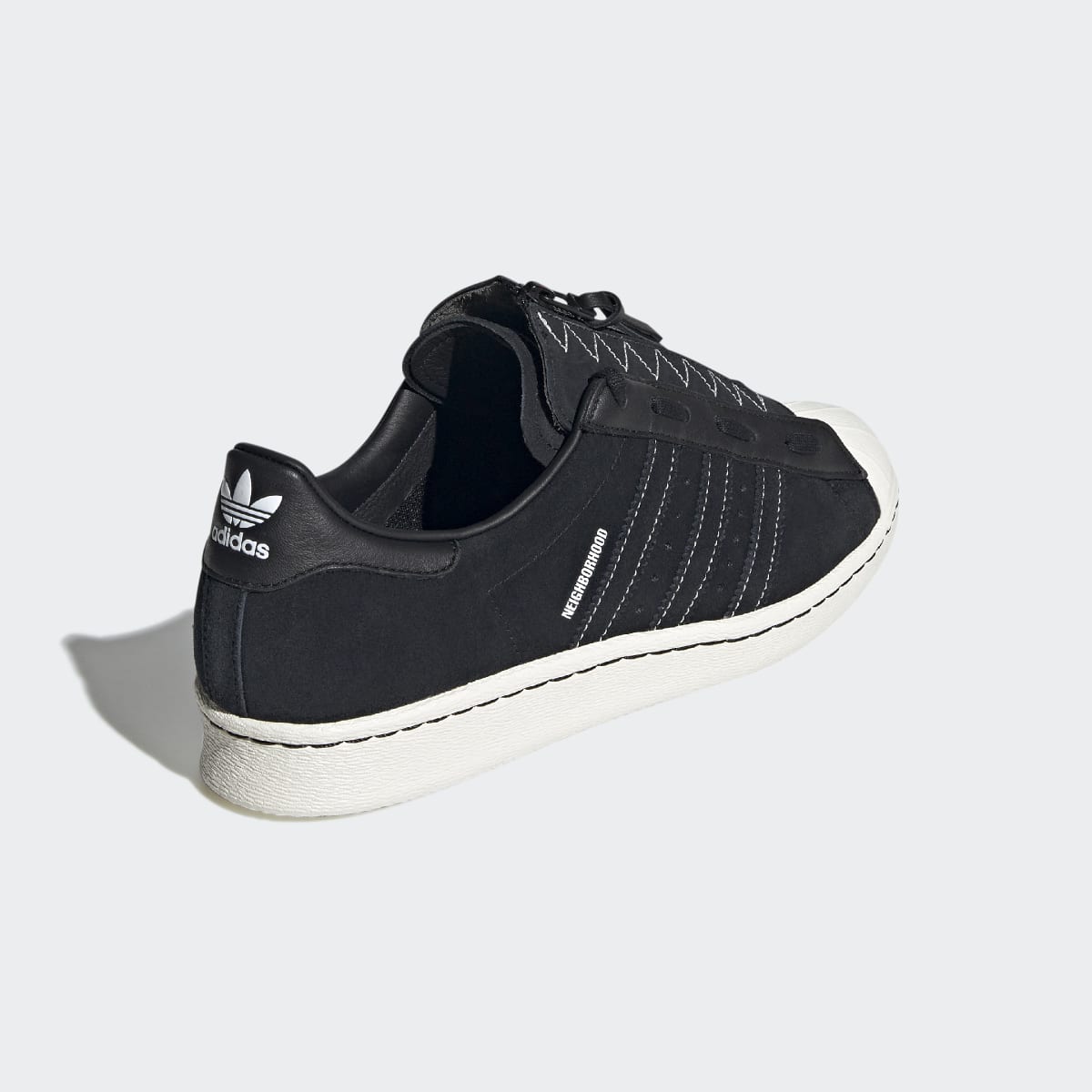 Neighborhood x adidas Superstar 80s Core Black GX1400 4
