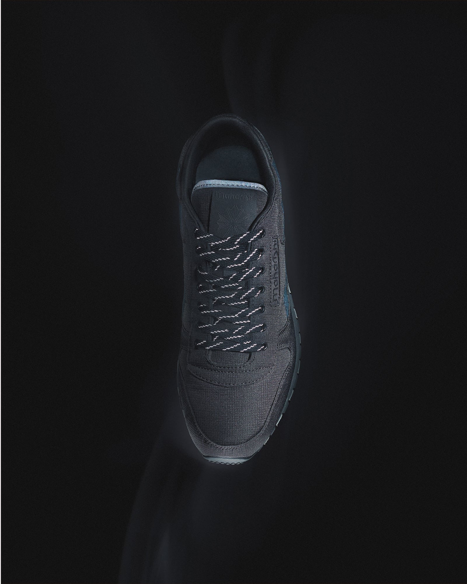 maharishi x reebok classic leather ripstop black 10