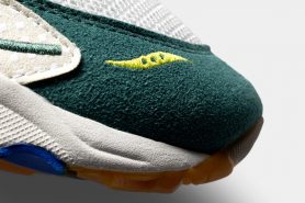 Bodega Saucony 3D Grid Hurricane Cream Green 4