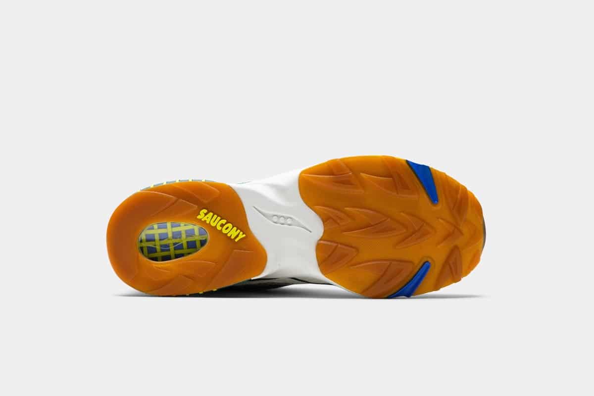 Bodega x Saucony 3D Grid Hurricane Cream Green 2