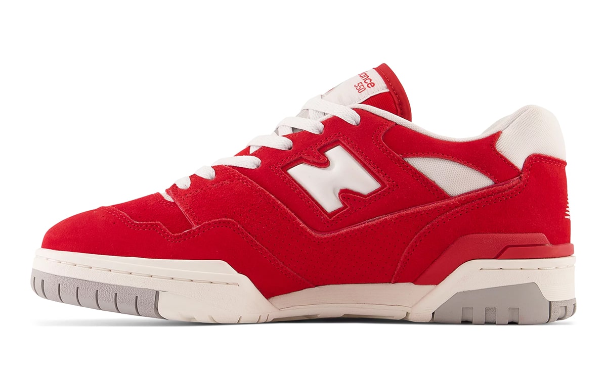 New Balance 550 Team Red Suede Pack BB550VND 3