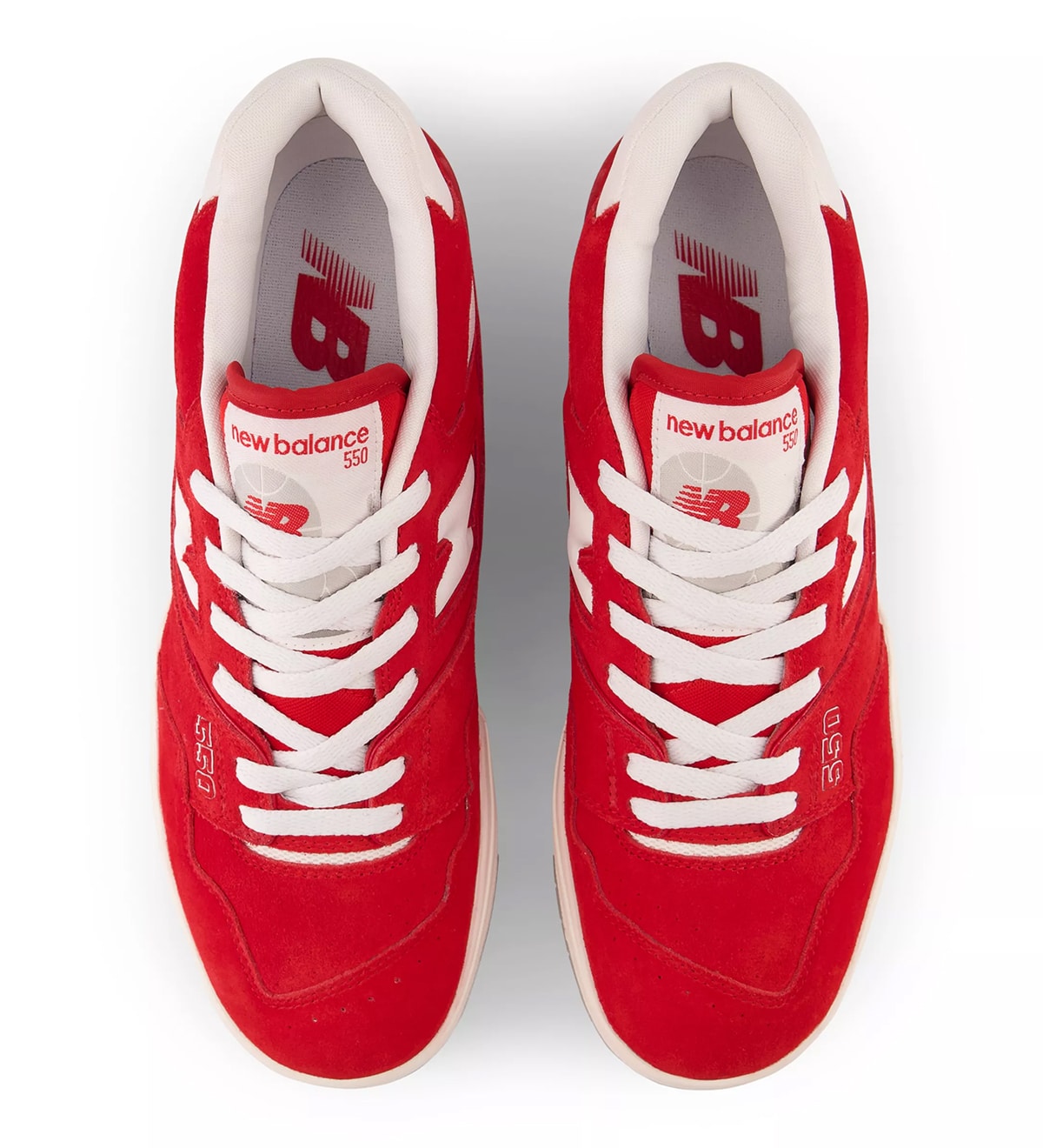 New Balance 550 Team Red Suede Pack BB550VND 5