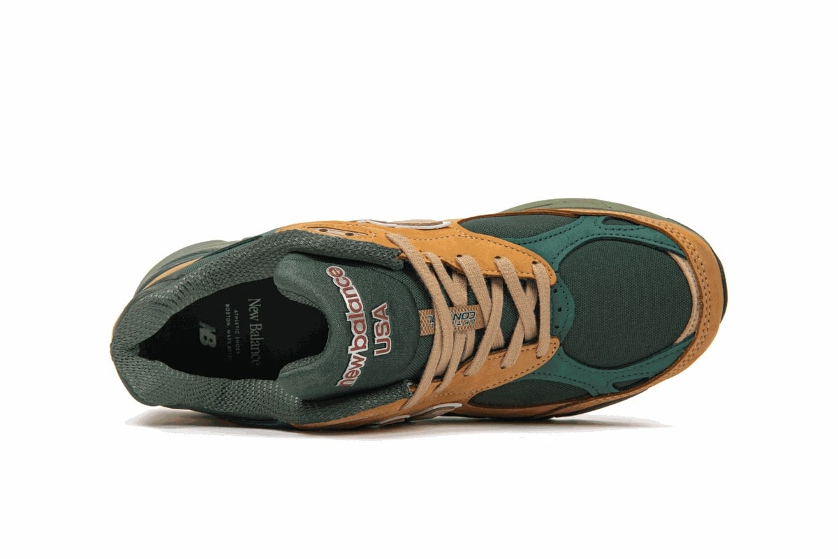 New Balance 990v3 Brown Charcoal Olive M990WG3 Made in USA 2