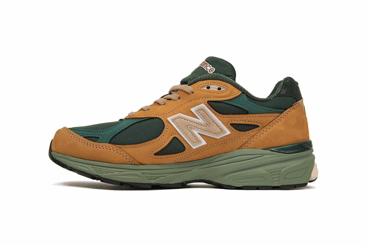 New Balance 990v3 Brown Charcoal Olive M990WG3 Made in USA 4