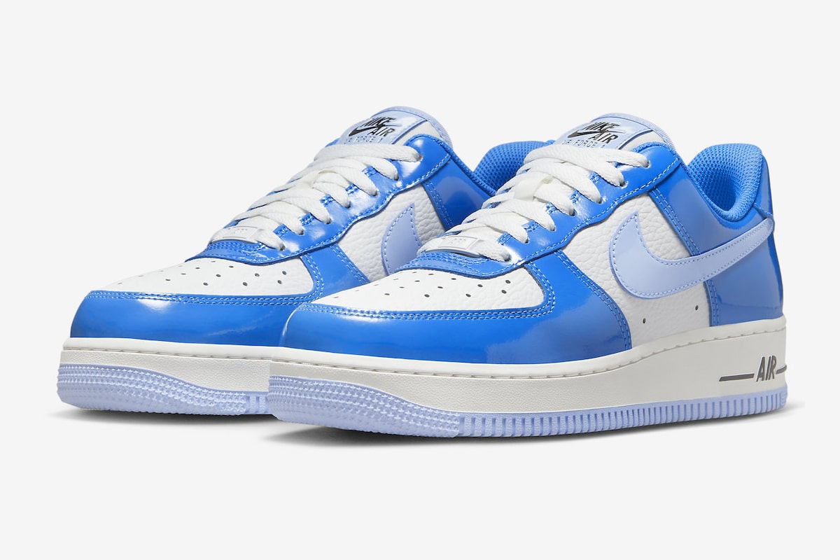 blue nike air forces 1