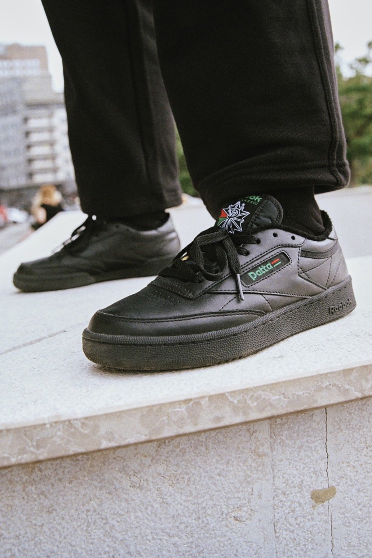 Patta x Reebok Club C All Black 1