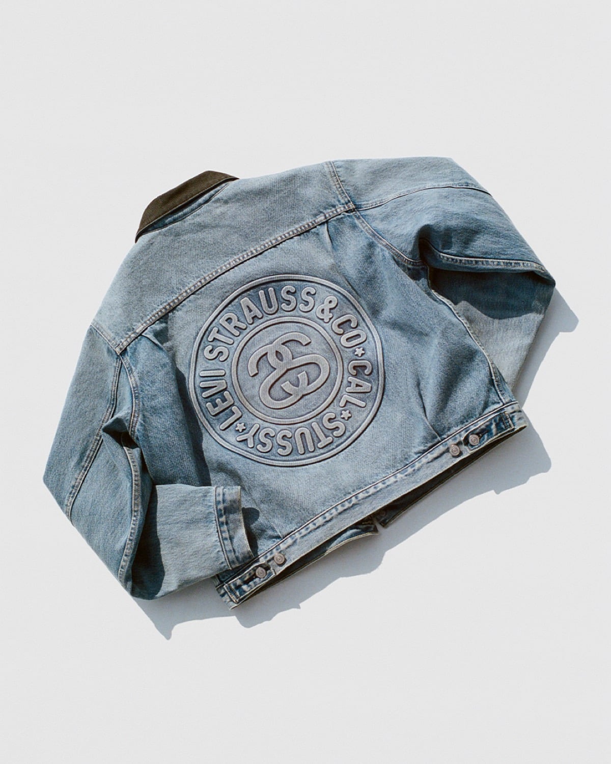 stussy×Levi's 501 Stussy x Levi's Embossed 501 Jeans Stussy Rugged-Blue メンズ