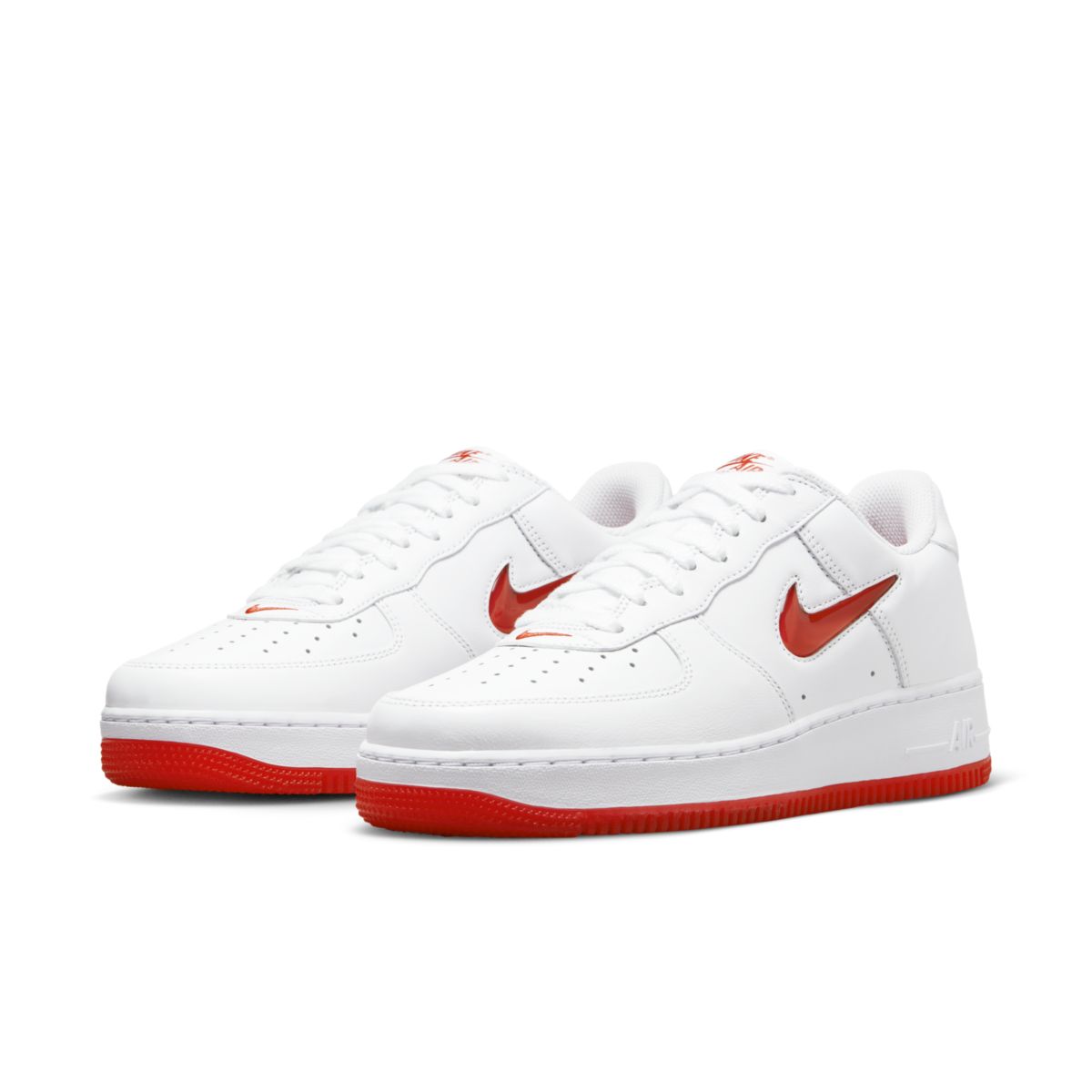 Nike Air Force 1 Low Jewel White Red Color of The Month FN5924-101 E