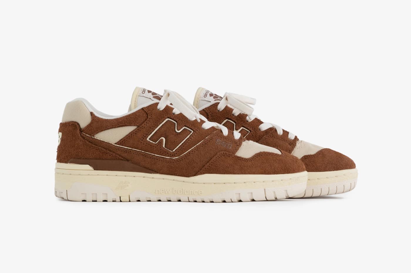 aime leon dore x new balance 550 suede brown 2