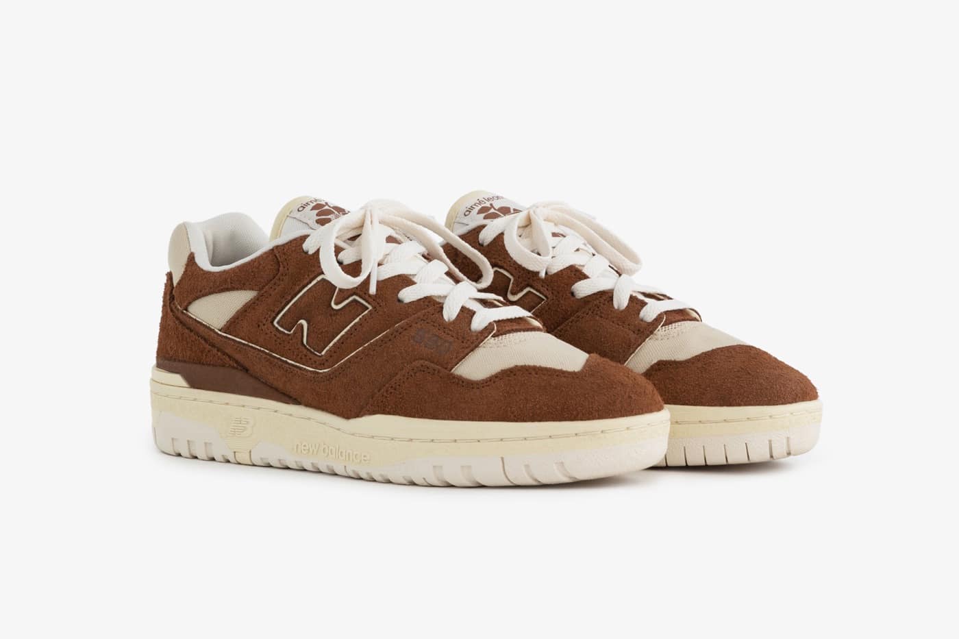 aime leon dore x new balance 550 suede brown 3