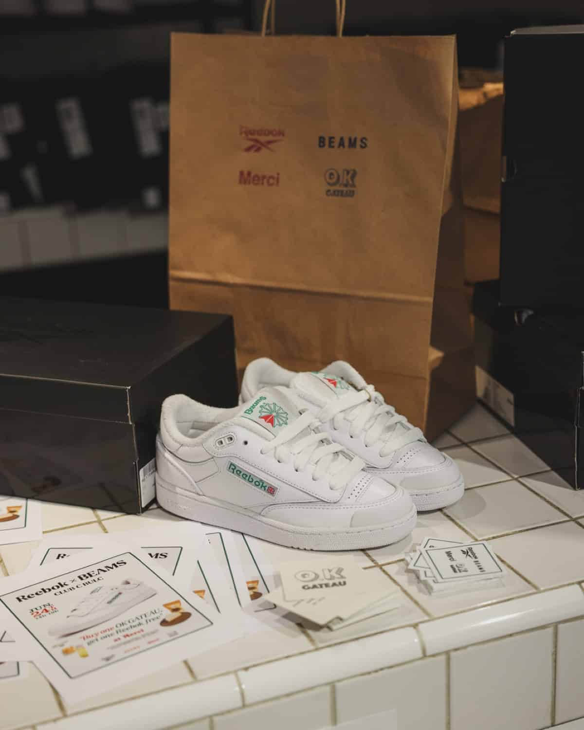 Beams x Reebok Club C Bulc White 4