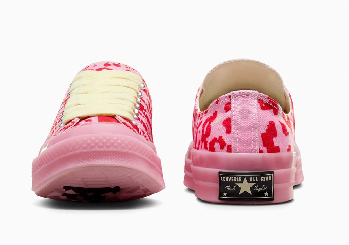 GOLF le FLEUR x Converse Chuck 70 Low Digital Leopard Pink 3