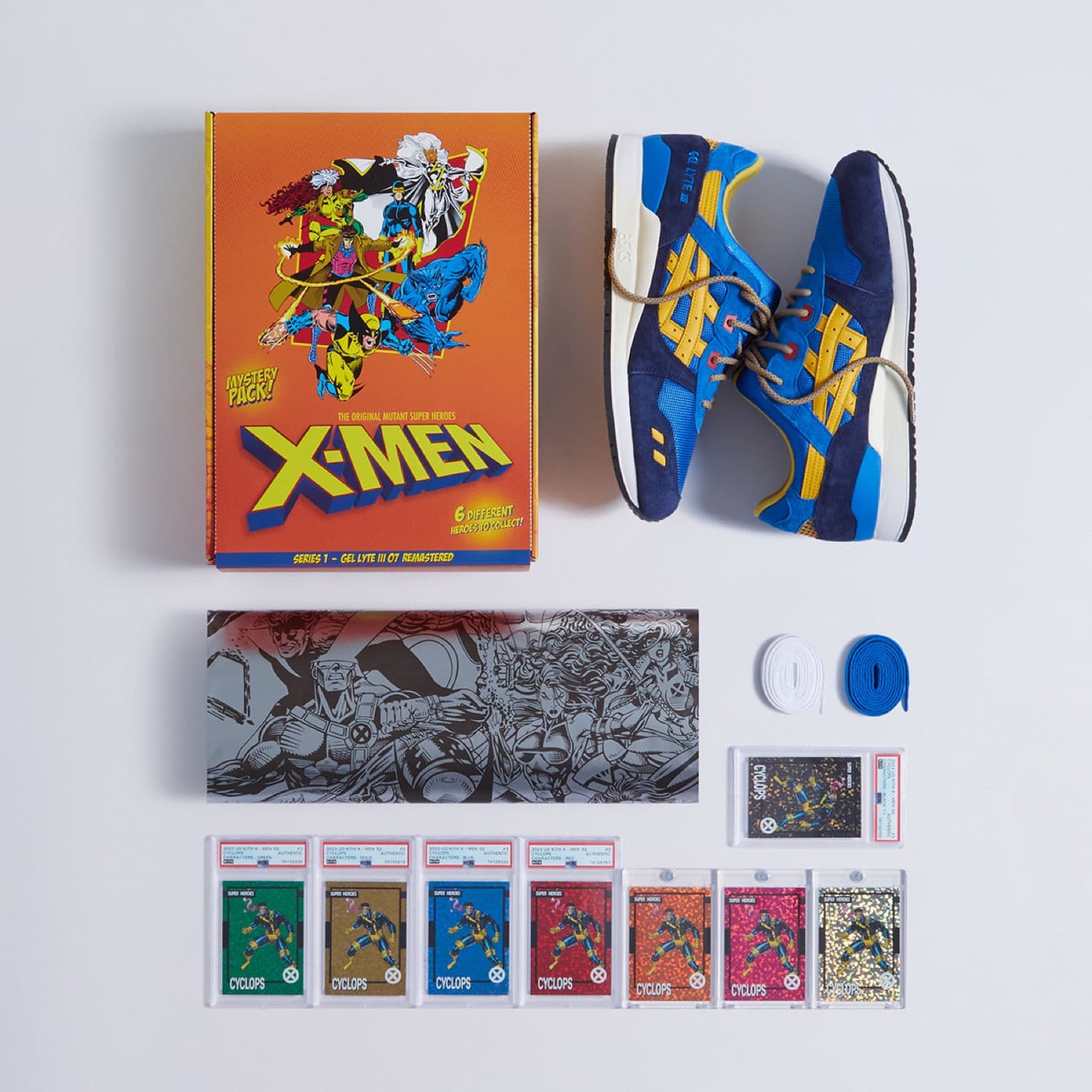 Kith x ASICS Gel-Lyte III x Marvel X-Men Cyclops 1