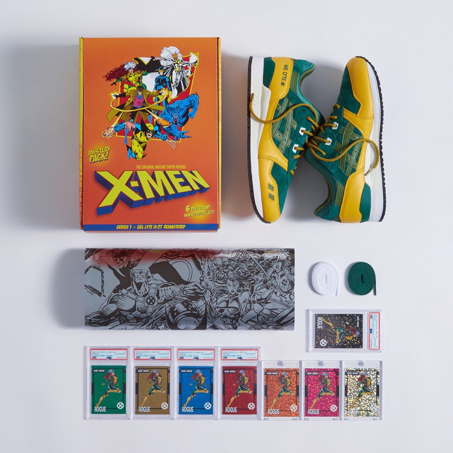 Kith x ASICS Gel-Lyte III x Marvel X-Men Rogue 1