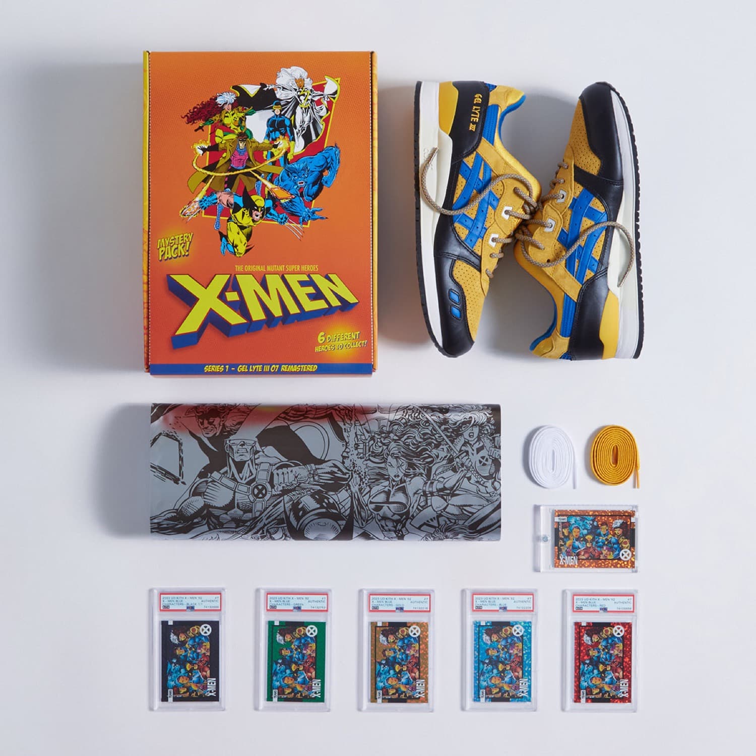 Kith x ASICS Gel-Lyte III x Marvel X-Men Wolverine 1975 1
