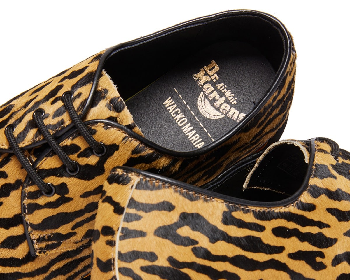 wacko maria dr martens 1461 leopard pack beige 4