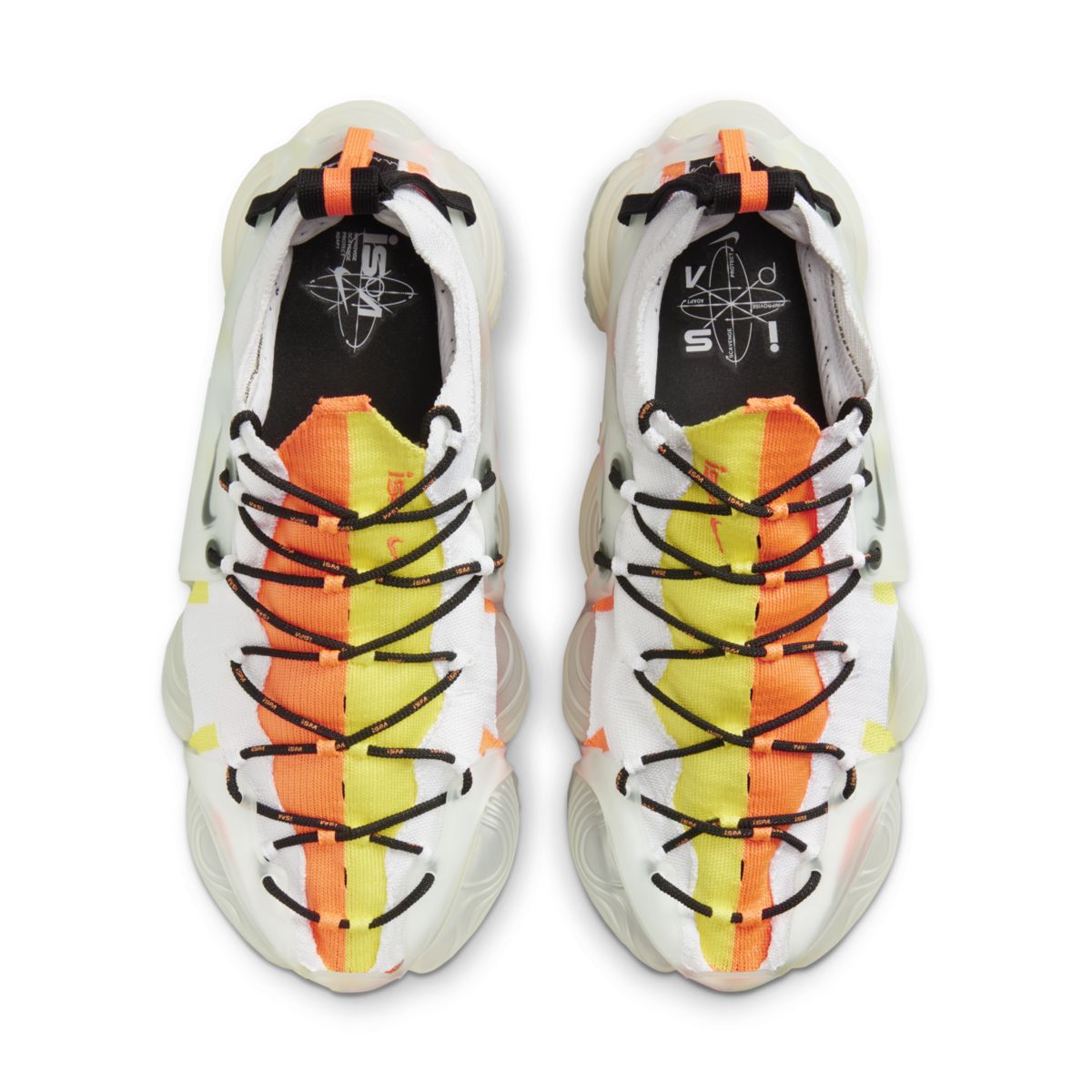 Nike ISPA Link Axis Total Orange Sonic Yellow FZ3507-100 D