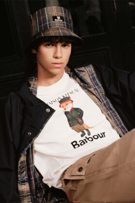 Lookbook Maison Kitsune x Barbour Fall 2023 11